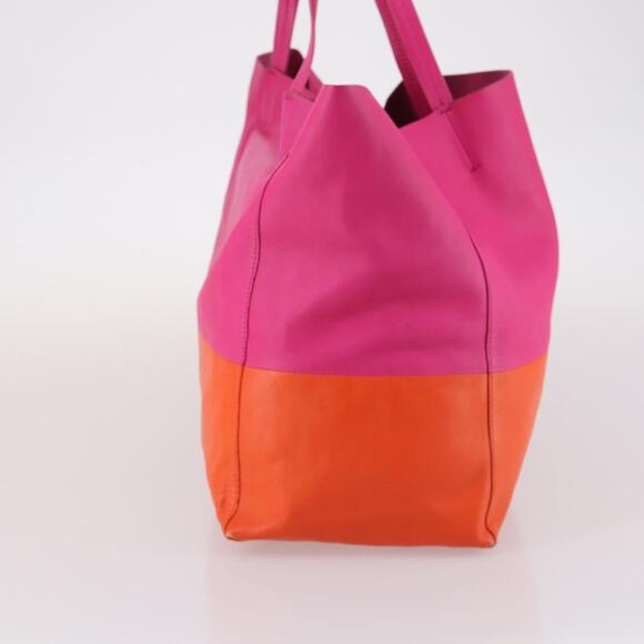 CELINE Horizontalkava Tote Bag Leather Pink Gold - Picture 5 of 12